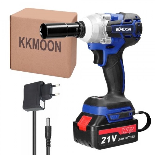 21V Cordless Electric Wrench Brushless Motor Stepl...