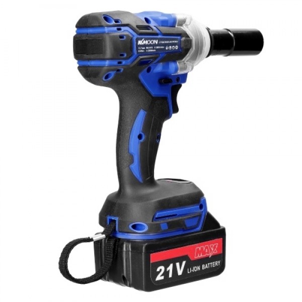 21V Cordless Electric Wrench Brushless Motor Stepless Speed Control High Torque Power Tool Practical Installation Device