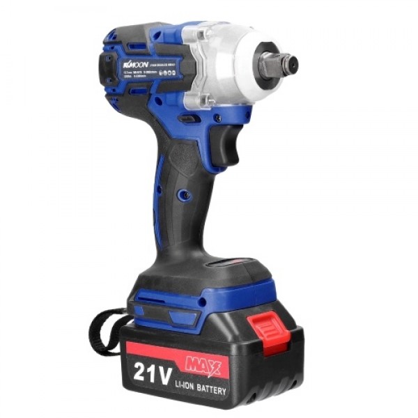 21V Cordless Electric Wrench Brushless Motor Stepless Speed Control High Torque Power Tool Practical Installation Device