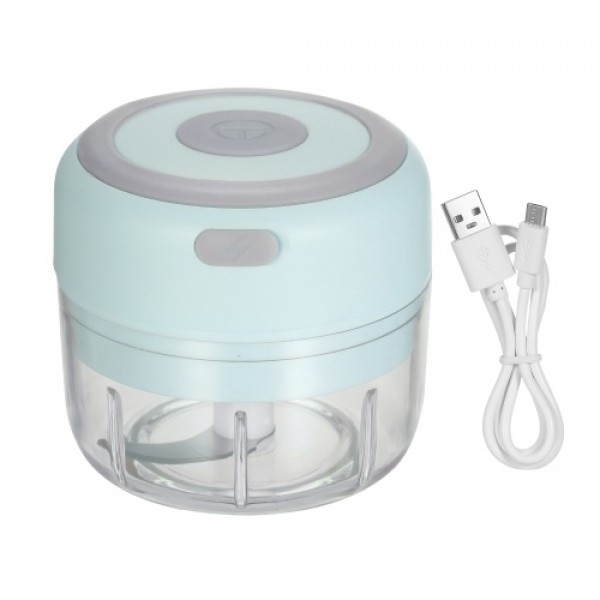 Electric Mini Garlic Chopper Food Slicer Portable Garlic Grinder Blender Food Processor For Pepper Chili Vegetable Nuts Meat 100