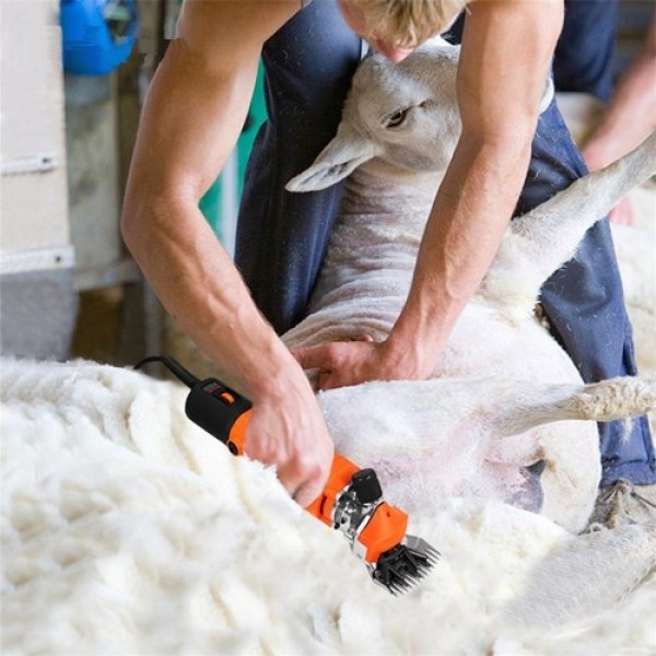 680W 200V 6 Gears Speed Electric Sheep Goat Shearing Machine Trimmer Tool Wool Scissor Cut Machine With Box