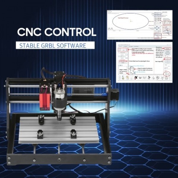 CNC 3018 Pro Router Kit GRBL Control 3 Axis with w...