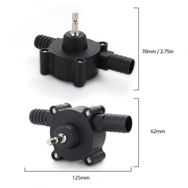 Portable Electric Drill Pump Self Priming Transfer Pumps Oil Fluid Water Pump