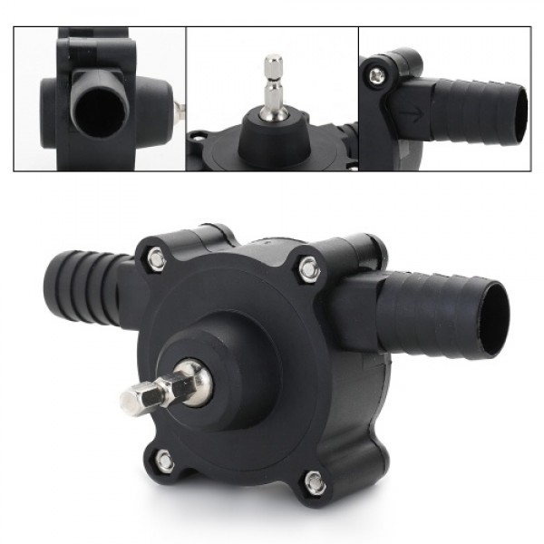 Portable Electric Drill Pump Self Priming Transfer Pumps Oil Fluid Water Pump