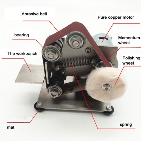 Multifunctional Grinder Mini Electric Belt Sander ...