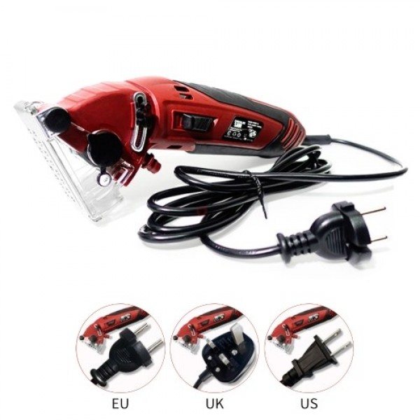 400W Mini Handheld Circular Electric Sawing Machine Cutting Tool Grinder with 3Blades Heavy Duty Electric Cut-Off Tool