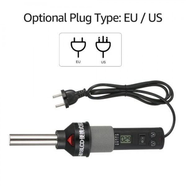 450W Portable Temperature-Controlled Soldering Heat Gun 450℃