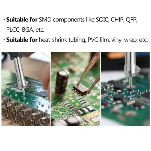 450W Portable Temperature-Controlled Soldering Heat Gun 450℃