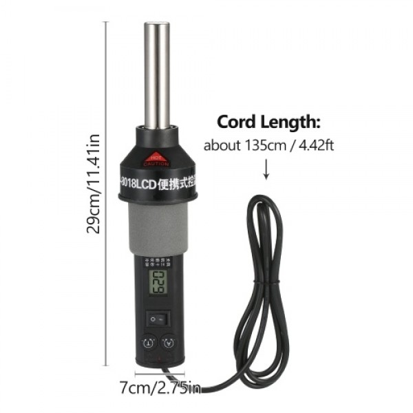 450W Portable Temperature-Controlled Soldering Heat Gun 450℃
