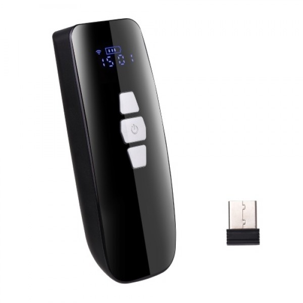 Aibecy Mini 1D Barcode Scanner 3-in-1 BT/2.4G Wire...