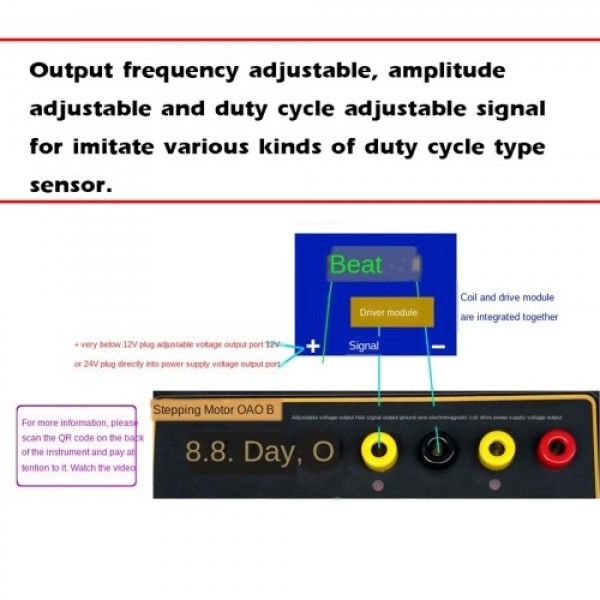 Automobile Ignition Coil Test Injector Solenoid Valve Idling Stepper Motor Instrument Tester