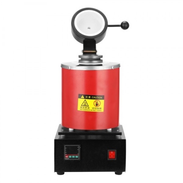 Melting Furnace 2kg Portable Graphite Crucible Fur...