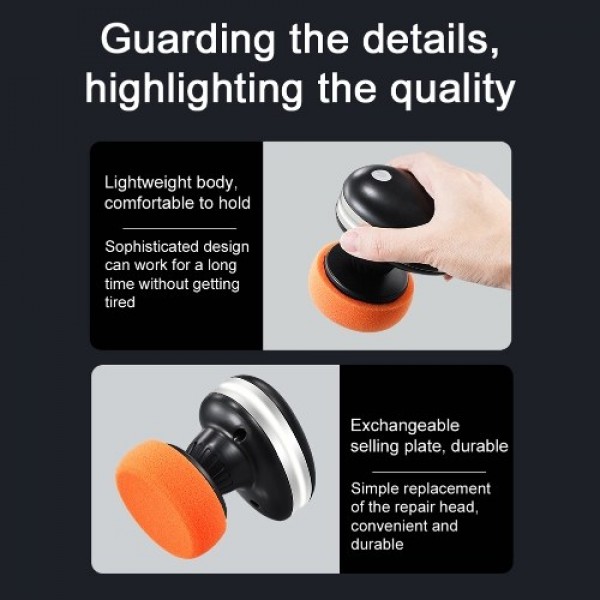 12000r/min 12 V 0-120W Handheld Portable Car Electric Polisher Polishing Machine Automobile Scratch Repairs Grinding Machine Hom