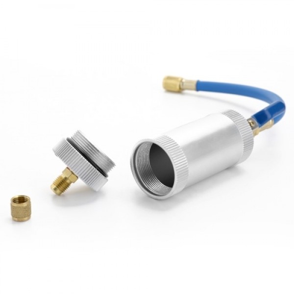 R12 R134A R22 Air Conditioning Car Oil Injection Dye Injection Tool 2 Ounce 1/4" Pure Liquid Oil Coolant Filler Tube Car Accesso