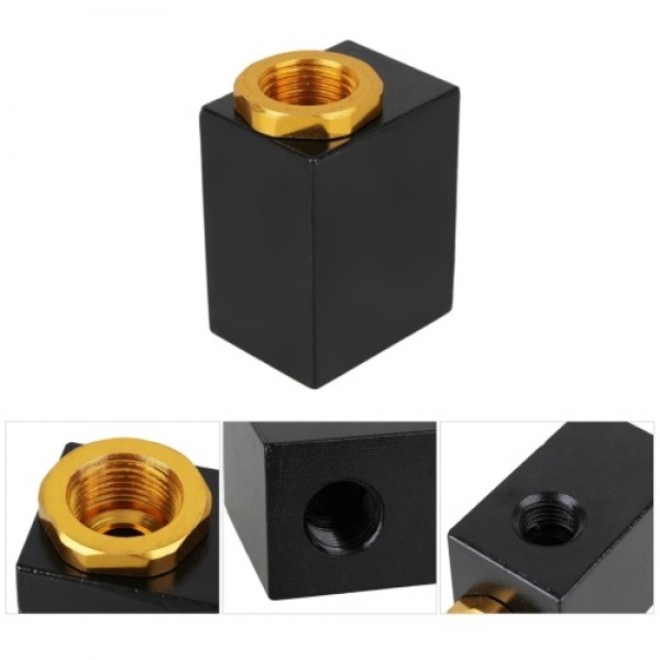 1/2-inch Quick Exhaust Valve One Way Pneumatic Air Flow Control Valve Aluminum Alloy