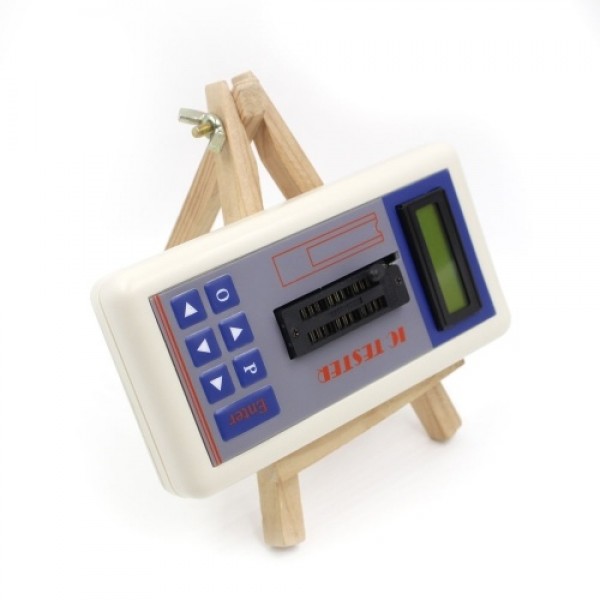 Multi-function Integrated Circuit Tester Transistor Tester Instrument Maintenance Tester LCD Display 5V 3.3V Automatic Modes