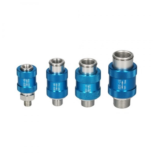 1/4-inch Hand Slide Valve Pneumatic Flow Control Valve Manual Aluminum Alloy Valve