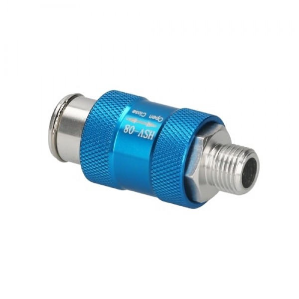 1/4-inch Hand Slide Valve Pneumatic Flow Control Valve Manual Aluminum Alloy Valve