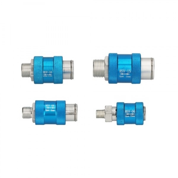 1/4-inch Hand Slide Valve Pneumatic Flow Control Valve Manual Aluminum Alloy Valve