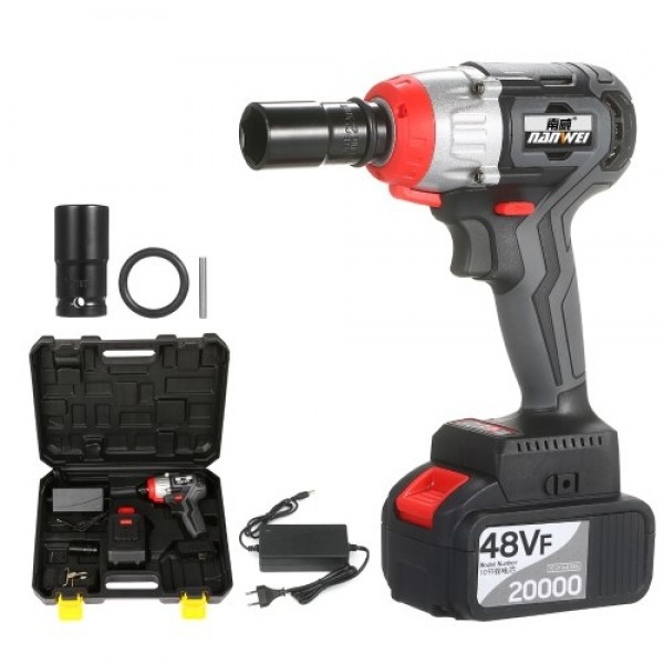 NANWEI Cordless Impact Wrench Kit Brushless Drill ...
