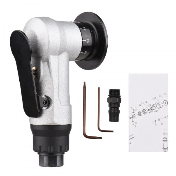 Mini Pneumatic Chamfering Machine 1/4 Inch Air Inlet Portable Hand Chamfering Tool with Adjustable Depth for Wood Metal Trimming