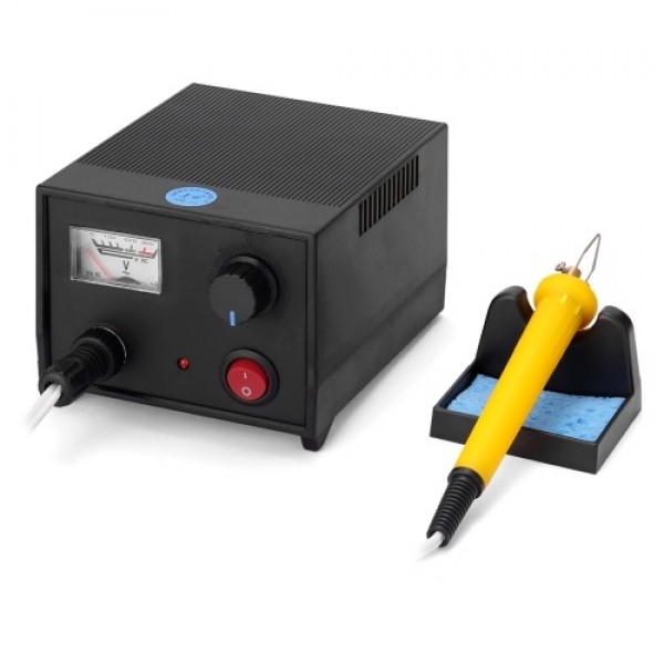 LH45-ZA1 Pointer Voltmeter Type Multifunctional Electric Gourd Wooden Pyrography Machine with 20pcs Heating Pen Heads