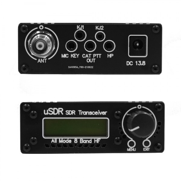 HUSD usdr-usdx Transceivers 10m 15m 17m 20m 30m 40m 60m 80m 8 Band HF SDR Transceivers Shortwave SSB/CW Transceivers Built-in Mi