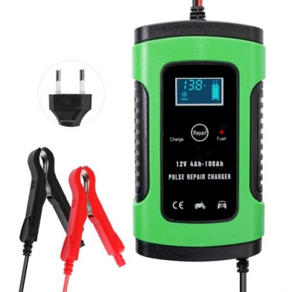 12V 6A Car Battery Charger Intelligent Fast Power ...