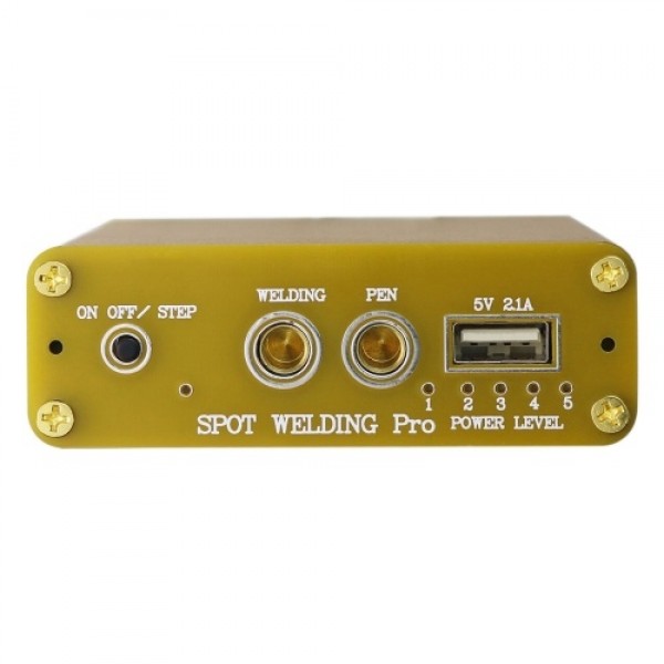 18650 Handheld Battery Spots Welding Machine Type-C USB Two Recharging Interfaces with 2.1A Fast-Recharge Function 5 Gears of Ou