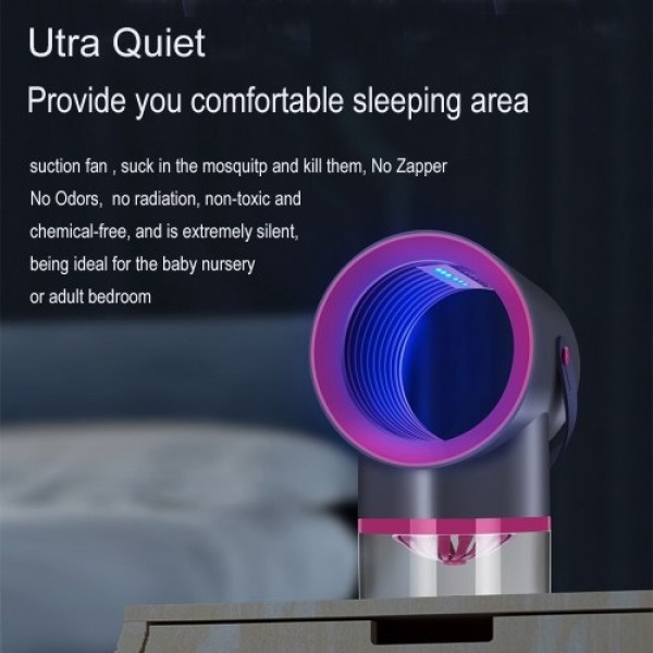 Electric Indoor Mosquito Trap Insect Mosquito Killer USB UV Lamp Bug Catch No Noise No Radiation Insect Killer Flies Trap Lamp N