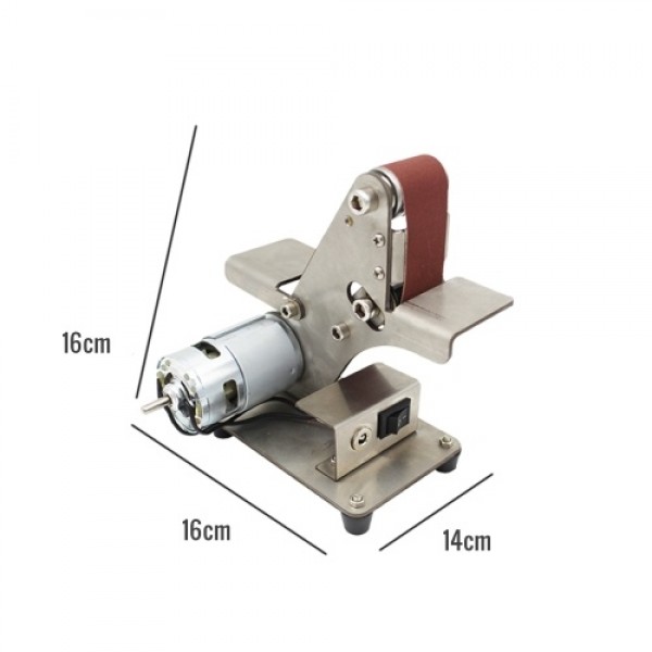 Mini Belt Sander Sand-belt Machine Desktop Sander Belt Sanding Grinding Machine Electric DIY Polishing Machine