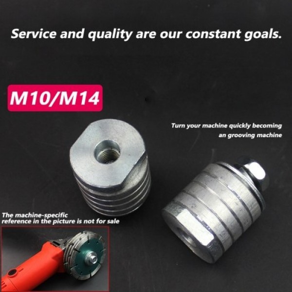 Angle Grinder To Grooving Machine Adapter Conversion Heads Accessory Professional Adapter Quick Convenient Utility Tool M10/ M14