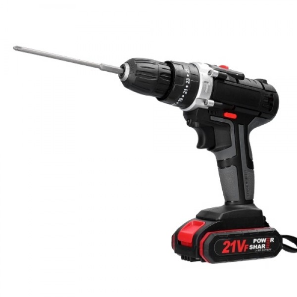 3in1 Electric Drill Multifuctional Mini Screwdriver Rotation Ways Adjustment 25 Torques Gears Adjustable Drilling Mchine with Ch