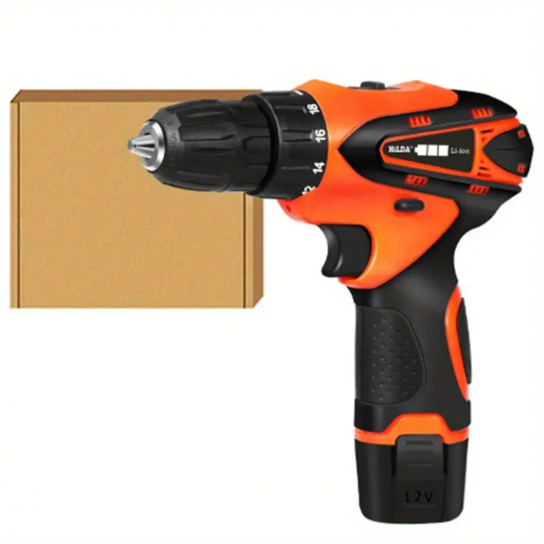 1pc Rechargeable Mini Hand Drill Cordless, Multifunctional Household Li-Ion Battery Powered Electric Drill, Gun Type Hand Drill, Micro Electric Screwdriver Electric, Power Tools
