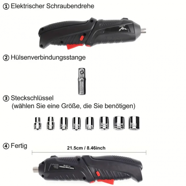 Set Of 47, Electric Screwdriver,Cordless Drill Screwdriver Bits Set Rechargeable, 3.6V Li-ion 3.5N·m Max Torque Electric Rotatable Drill Screwdriver For Home Improvement DIY Project