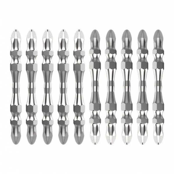 1pc New Super Hard Impact Electric Drill Batch Head Set, Strong Magnetic Non-slip Cross Batch Heads