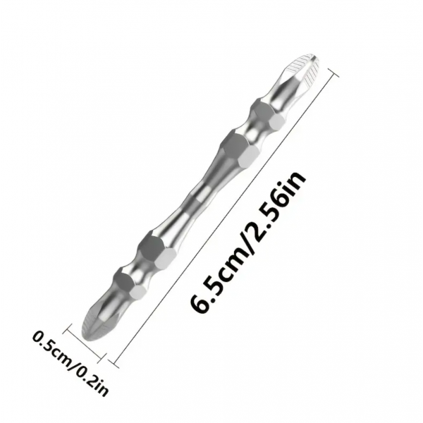 1pc New Super Hard Impact Electric Drill Batch Head Set, Strong Magnetic Non-slip Cross Batch Heads