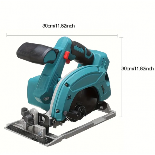1 Set 20V Brushless 165mm Cricular Saw Without Battery/charger/disc, Multi-Angle Cutting Suitable For Makita 18v Battery