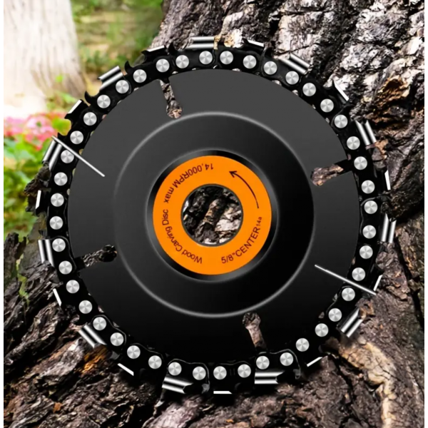 1pc 4-inch 22-tooth Multi-functional Woodworking Cutting Disc Circular Saw Blade 4-inch Chain Saw Chain Disc Saw Disc Saw Blade Angle Grinder Chain Disc