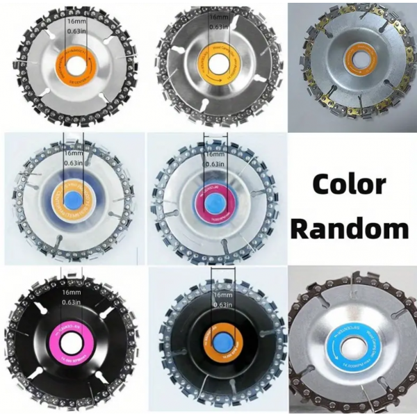 1pc 4-inch 22-tooth Multi-functional Woodworking Cutting Disc Circular Saw Blade 4-inch Chain Saw Chain Disc Saw Disc Saw Blade Angle Grinder Chain Disc