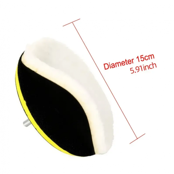 5pcs 6 Inch Wool Polishing Buffing Pad Polishing B...